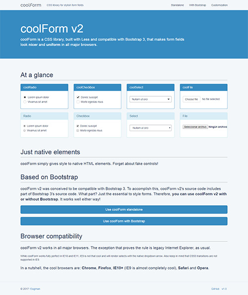 coolForm v2 in desktop
